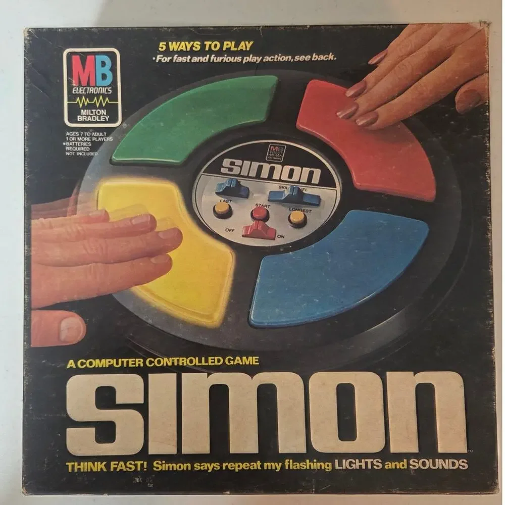 Vintage 1978 Simon 4850 Computer Electronic Game in Box Tested Works